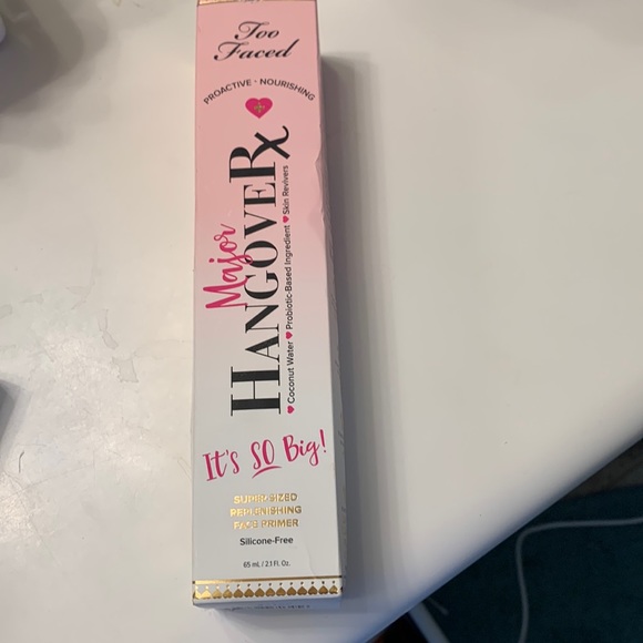 Too Faced Other - Discontinued large size. 2.1fl oz. Super sized NIB Hangover Rx primer